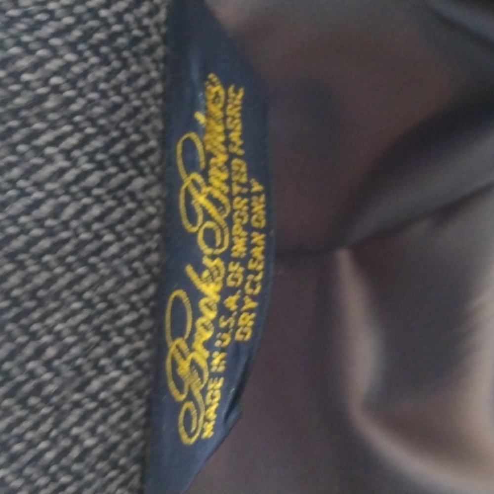 Brooks Brothers Gray Herringbone 3 Roll 2 Sport Coat 41R - Picture 7 of 14